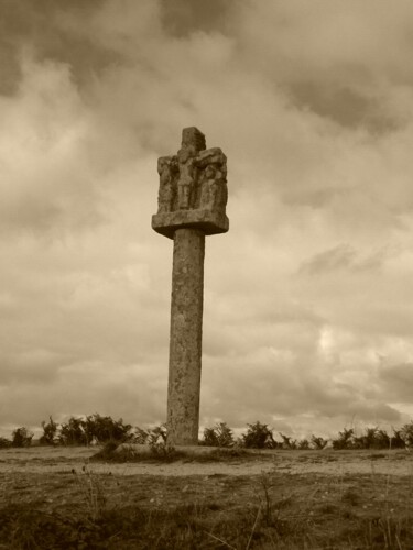 Photographie intitulée "Croix bretonne/St-M…" par Janie B., Œuvre d'art originale