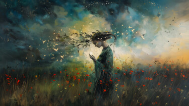 Digital Arts titled "Song From The Wind 2" by Janinto&Yejin, Original Artwork, 2D Digital Work