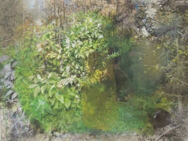 "The Scent of Spring" başlıklı Tablo Janis Zingitis tarafından, Orijinal sanat, Petrol Ahşap Sedye çerçevesi üzerine monte e…