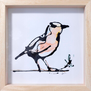 Pintura titulada "Bird" por Jean-Michel Botsen, Obra de arte original, Acrílico