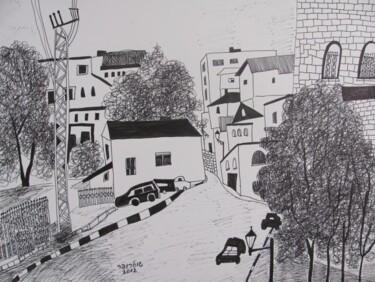 Zeichnungen mit dem Titel "Urban landscape" von Janna Shulrufer, Original-Kunstwerk, Andere