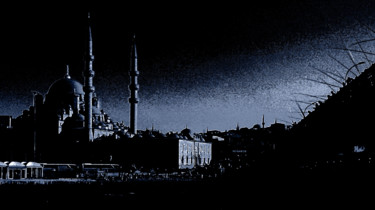 Photography titled "ISTANBUL NIGHT" by Janos Gardonyi, Original Artwork