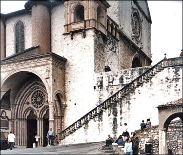 Photography titled "ASSISI - BASILICA S…" by Janos Gardonyi, Original Artwork