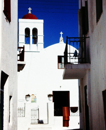 Photography titled "STREETSCENE WITH CH…" by Janos Gardonyi, Original Artwork