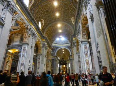 Photography titled "St Peter's basilica…" by Janos Gardonyi, Original Artwork