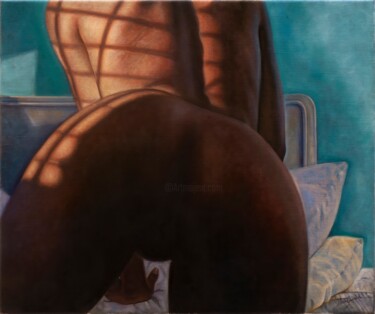 Картина под названием "TARDE CALIDA Y SERE…" - Janto Garrucho, Подлинное произведение искусства, Масло