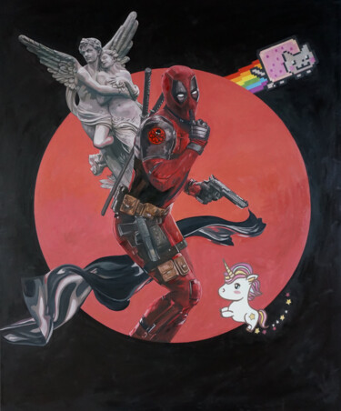 Tableau Deadpool Popart