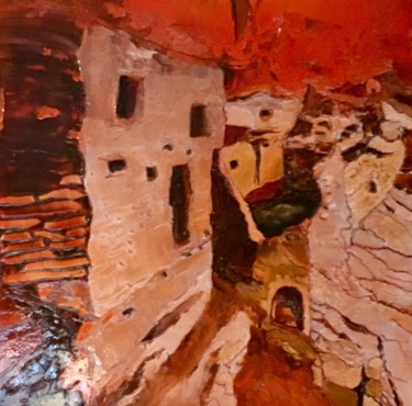 Pittura intitolato "Cedar Mesa" da Jan Wall, Opera d'arte originale, Olio