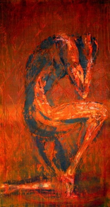Painting titled "Live Rust" by Jarmo Korhonen, Original Artwork, Oil