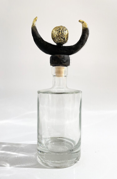 Escultura intitulada "Artistic Bottle Sto…" por Jaromir Gargulak, Obras de arte originais, Bronze