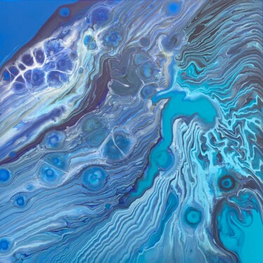 Peinture intitulée "Underwater Landscape" par Jasmin Anderleit, Œuvre d'art originale, Acrylique