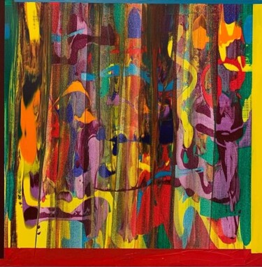Malarstwo zatytułowany „Colorful Life” autorstwa Jasmin Anderleit, Oryginalna praca, Akryl
