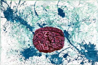 Peinture intitulée "“Think”" par Jay Q Innovations, Œuvre d'art originale, Acrylique
