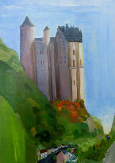 Schilderij getiteld "chateau.jpg" door Jean Charles Coffin, Origineel Kunstwerk, Olie