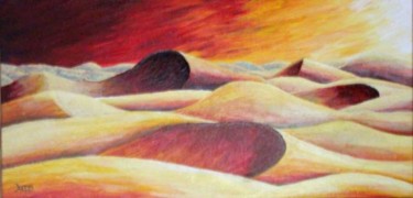 Peinture intitulée "Dunes" par Jacques Copp, Œuvre d'art originale