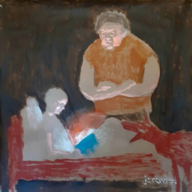 Peinture intitulée "Monologue au sommet…" par Jean Christophe Ravier, Œuvre d'art originale, Acrylique