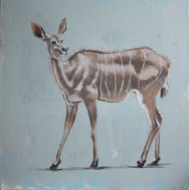 Peinture intitulée "Peinture Kudu" par Jean-Baptiste De Poret, Œuvre d'art originale, Huile