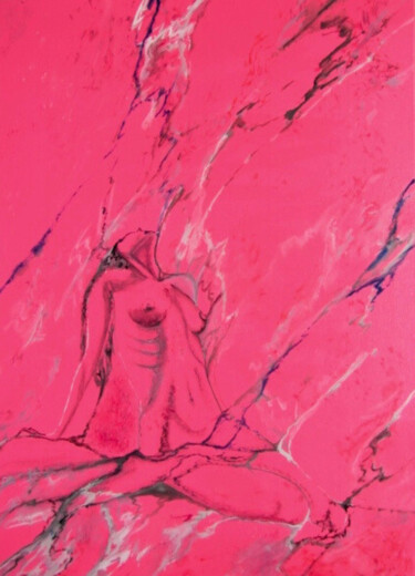 绘画 标题为“la vie en rose” 由Jean Bernard Blaise, 原创艺术品, 丙烯