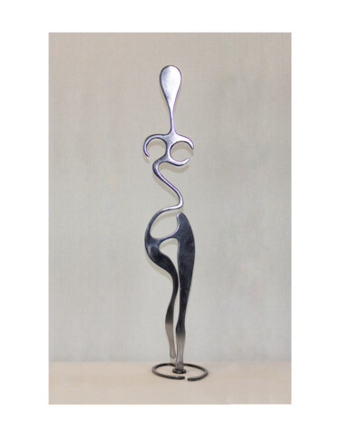 Sculpture titled "Venus" by Jean-Bernard Legendre, Original Artwork, Metals