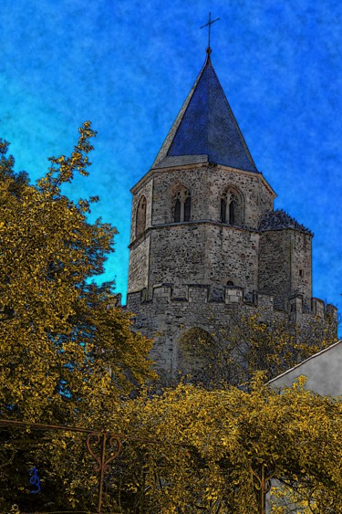 Photographie intitulée "Sorèze - Tour Saint…" par Imagelys Photographie, Œuvre d'art originale, Photographie numérique