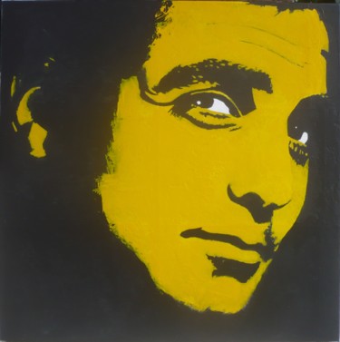 Painting titled "George Clooney" by Jean Claude Colombano, Original Artwork, Acrylic