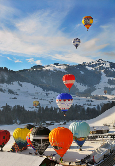 Fotografia zatytułowany „FREE BALLOON” autorstwa Jean Claude Lataste, Oryginalna praca