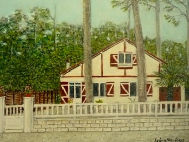 Peinture intitulée "La  maison de Mr Pe…" par Lebreton-Hays, Œuvre d'art originale, Acrylique