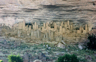 Photographie intitulée "Pays dogon" par Jean-Claude Mathier, Œuvre d'art originale, Photographie numérique