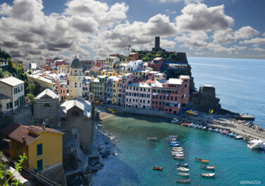 Photographie intitulée "Vernazza" par Jean-Claude Mathier, Œuvre d'art originale, Photographie numérique