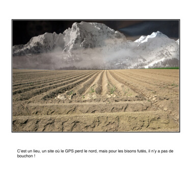 Цифровое искусство под названием "journal de bord 14" - Jean-Claude Mathier, Подлинное произведение искусства, Цифровая фото…