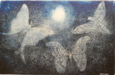 Отпечатки и Гравюры под названием "Planche entomologiq…" - Jean-François Jullien, Подлинное произведение искусства, Травление