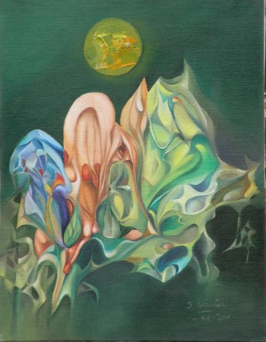 Pintura intitulada "jaune Lémon" por Jean Gounin, Obras de arte originais, Óleo