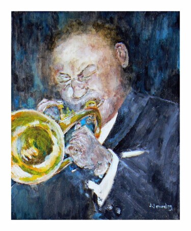 Peinture intitulée "Jazzman" par Jean Jourdan, Œuvre d'art originale, Acrylique