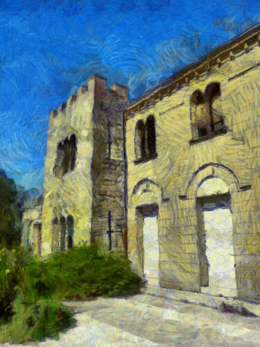 Fotografie mit dem Titel "Castel Sainte-Clair…" von Jean-Louis Bouzou, Original-Kunstwerk, Digitale Fotografie