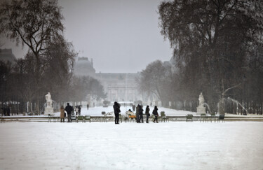 Photographie intitulée "Jardin des Tuileries" par Jean Louis Giudicelli, Œuvre d'art originale, Photographie numérique Monté…