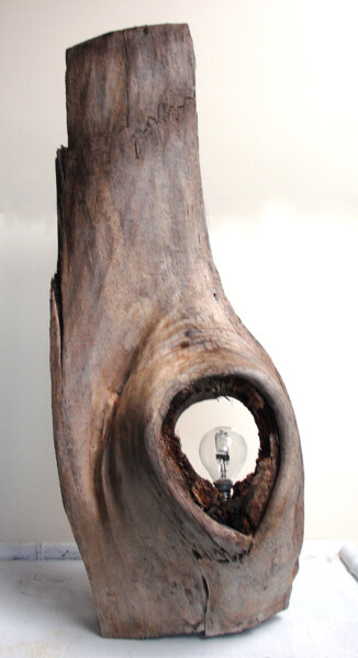 Скульптура под названием "lampe-de-chevet.jpg" - Jean Louis Renaudin, Подлинное произведение искусства