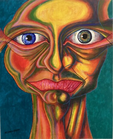 Painting titled "FEMALE" by Jean-Luc Coulaud, Original Artwork, Acrylic