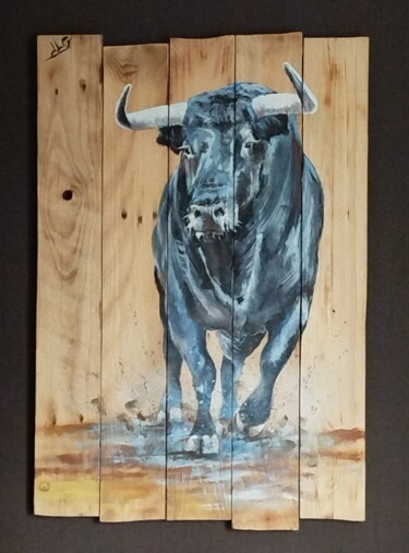 Pintura titulada "Toro 71" por Jean-Luc Garcia, Obra de arte original, Acrílico