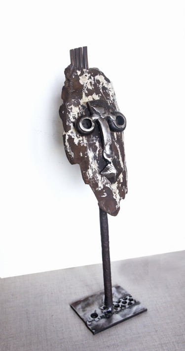 Skulptur mit dem Titel "Physio" von Jean-Luc Lacroix (JL LACROIX), Original-Kunstwerk, Metalle
