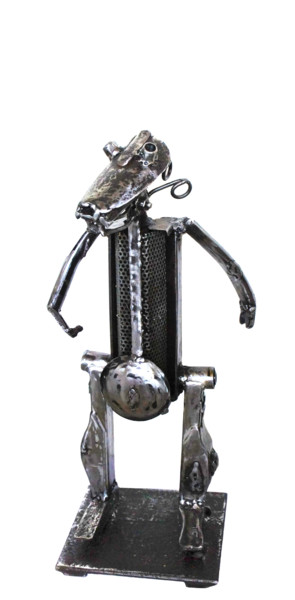 「JIMMY」というタイトルの彫刻 Jean-Luc Lacroix (JL LACROIX)によって, オリジナルのアートワーク, 金属