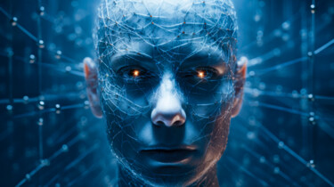 "Computer's Dream 5" başlıklı Dijital Sanat Jean Luc Michon tarafından, Orijinal sanat, AI tarafından oluşturulan görüntü