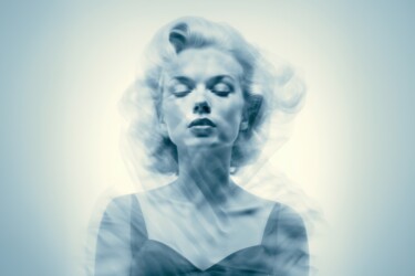 "Marylin's dreams 1" başlıklı Dijital Sanat Jean Luc Michon tarafından, Orijinal sanat, AI tarafından oluşturulan görüntü