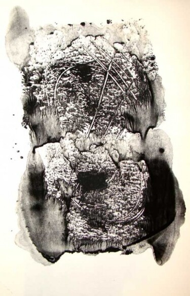 Отпечатки и Гравюры под названием "Monotype 12" - Jean-Luc Portet, Подлинное произведение искусства