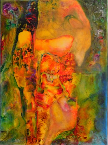 Painting titled "Que Tal" by Jean-Luc Sert, Original Artwork, Oil