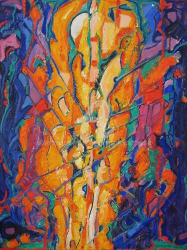 Картина под названием "La vie" - Jean-Marc Chapelet (jeanmarchapelet), Подлинное произведение искусства, Масло