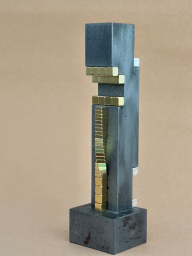Escultura titulada "Monumentum" por Jean-Marc Gardeux, Obra de arte original, Acero inoxidable