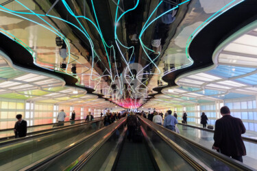 Fotografie mit dem Titel "CHICAGO AIRPORT" von Jean-Marc Philippe (Jimpy), Original-Kunstwerk, Digitale Fotografie