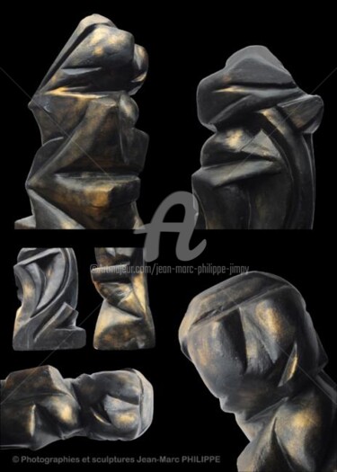 Escultura intitulada "AFRICA" por Jean-Marc Philippe (Jimpy), Obras de arte originais, Média Mixtas