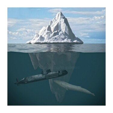 Digitale Kunst getiteld "The Underwater World" door Jean-Marie Gitard (Mr STRANGE), Origineel Kunstwerk, Digitale collage