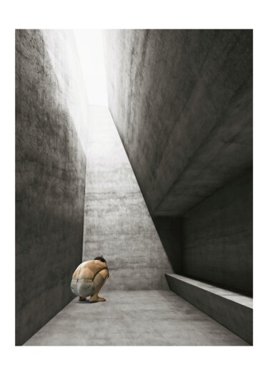 Digital Arts titled "Prisoner" by Jean-Marie Gitard (Mr STRANGE), Original Artwork, Digital Collage